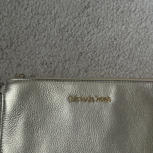 Michael Kors Metallic Gold Wristlet - Picture 2 of 7